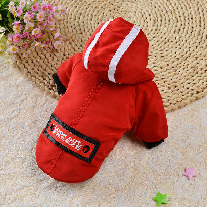 KFX-6815421 Warm Double-Layer Cotton Pet Vest for Dogs - Casual European Style