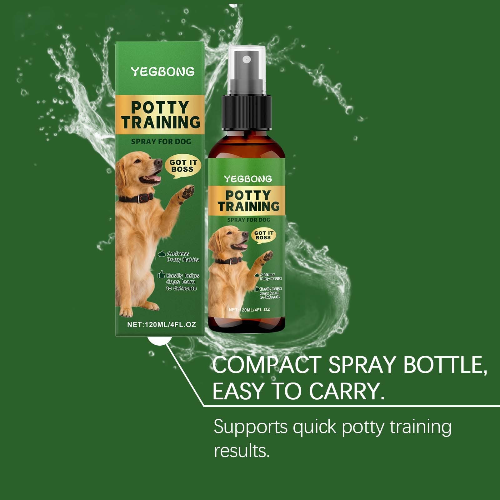 KFX-6818621 Dog Potty Training Spray with Catnip Extract - Easy Indoor Training Solution