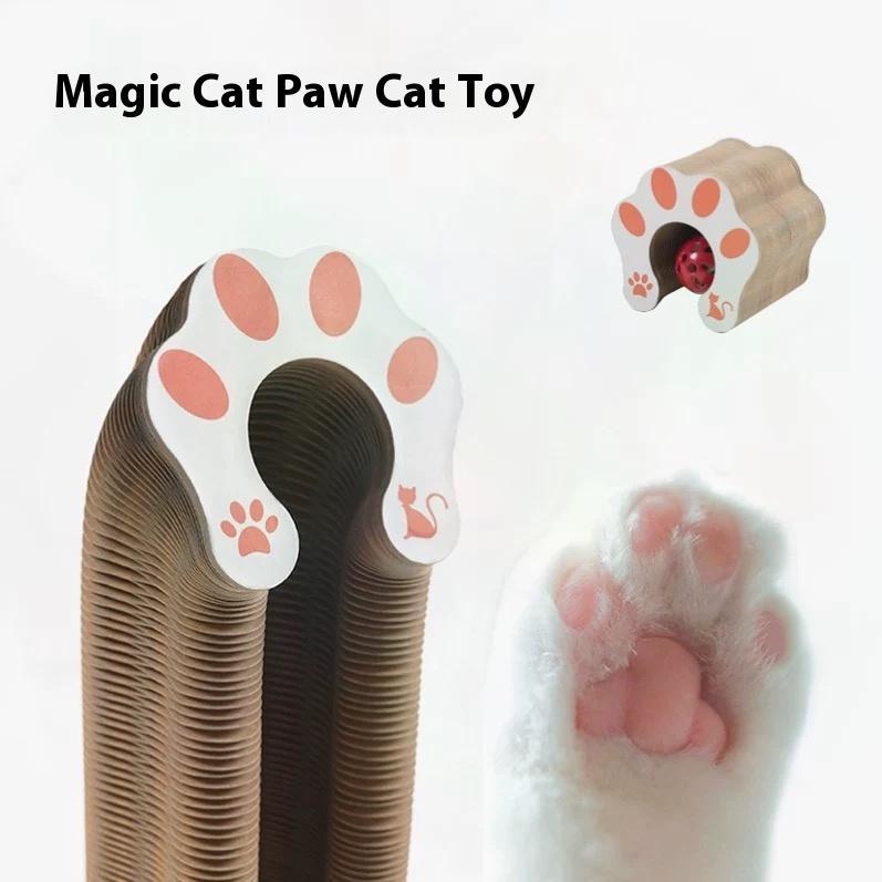 KFX-6822205 Cat Curl Scratching Board – Eco-Friendly Cardboard Scratch Pad with Interactive Design for Healthy Claw Maintenance