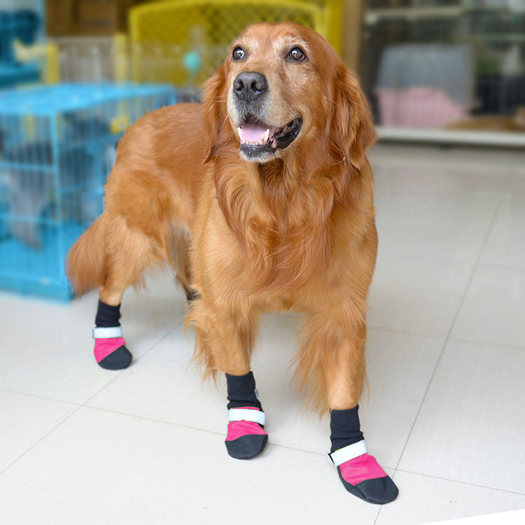 KFX-6823357 Durable Oxford Pet Shoes for All Seasons with Non-Slip Sole and Comfortable Cotton Insole