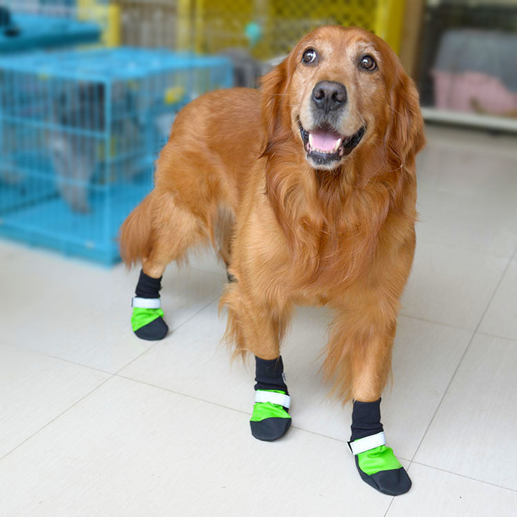 KFX-6823357 Durable Oxford Pet Shoes for All Seasons with Non-Slip Sole and Comfortable Cotton Insole