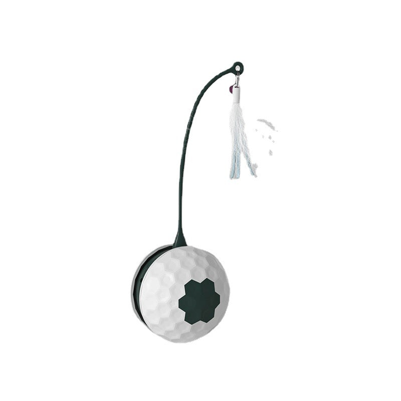 KFX-6825149 Electric Intelligent Cat Toy with USB Charging and Feather Accessories - Designed for Playful Cats