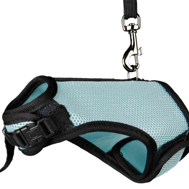 KFX-6826301 Bunny Clothes Leash - Adjustable Nylon Traction Belt for Small Animals