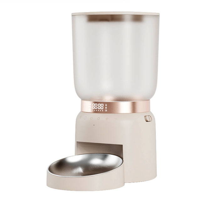 KFX-6826557 Automatic Pet Feeder with 4.2L Capacity for Cats and Small to Medium Dogs