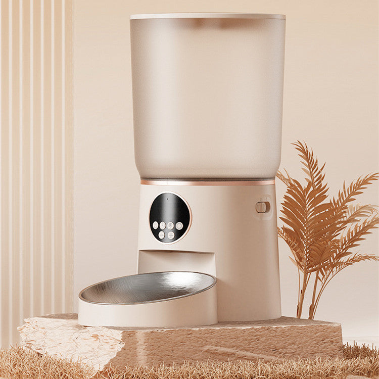 KFX-6826557 Automatic Pet Feeder with 4.2L Capacity for Cats and Small to Medium Dogs