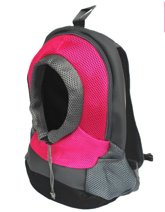 KFX-6828733 Portable Breathable Nylon Dog Backpack for Small Dogs - All Seasons