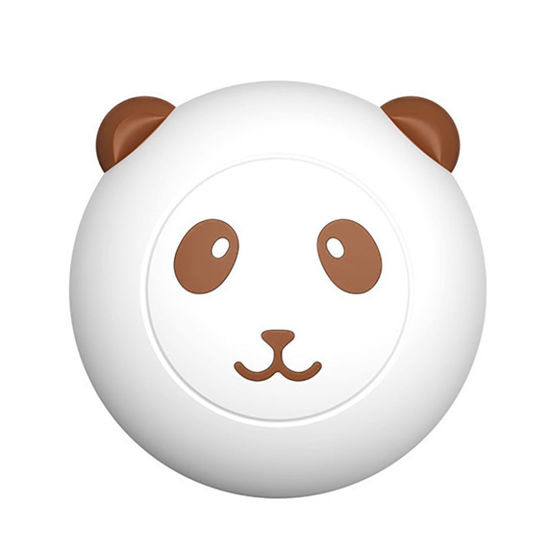 KFX-6829757 Panda-Shaped Silicone Pet Shower Brush for Dogs and Cats with Soft Bristles