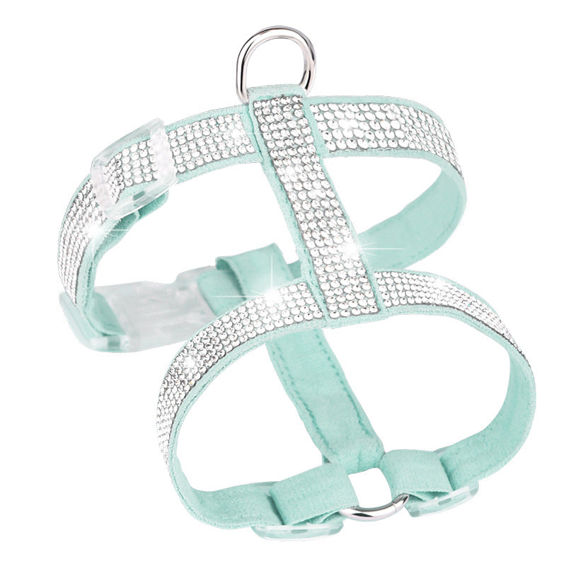 KFX-6831549 Rhinestone Cat Anti-Strike Adjustable Strap - Multiple Colors Available