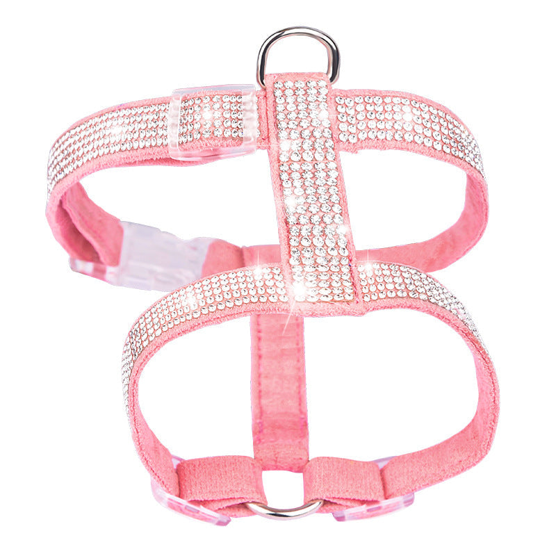 KFX-6831549 Rhinestone Cat Anti-Strike Adjustable Strap - Multiple Colors Available