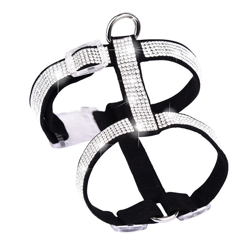 KFX-6831549 Rhinestone Cat Anti-Strike Adjustable Strap - Multiple Colors Available