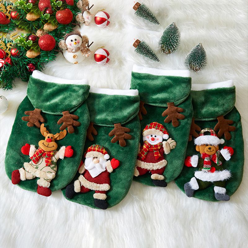 KFX-6832829 Festive Flannel Hoodies for Small and Medium Dogs and Cats - Perfect Christmas Costume for Pets