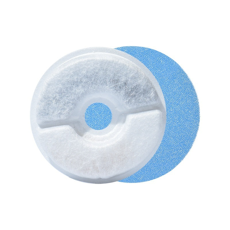 KFX-6841789 Pet Water Dispenser Filter Elements - Compatible with Multiple Models, Includes Activated Carbon and Hair Cotton