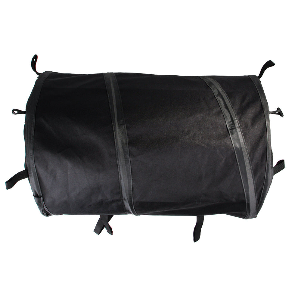KFX-6842813 Foldable Automotive Backseat Pet Pad Tent - Medium & Soft Oxford Cloth, Black & Gray, Multi-size Options