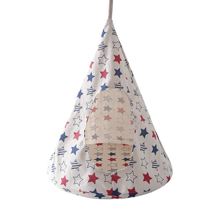 KFX-6845373 Cotton Cat Bed Nest with Hanging Design – Available in Various Cute Patterns and Sizes