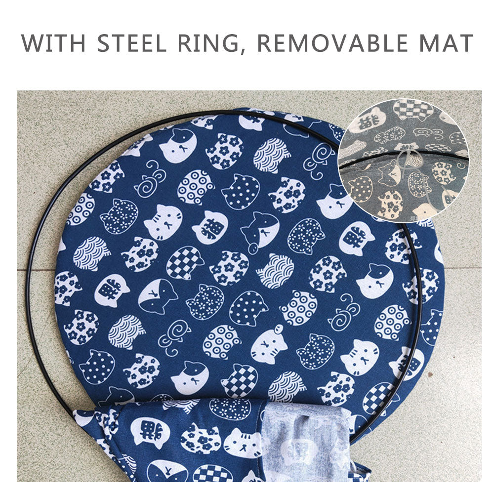 KFX-6845373 Cotton Cat Bed Nest with Hanging Design – Available in Various Cute Patterns and Sizes