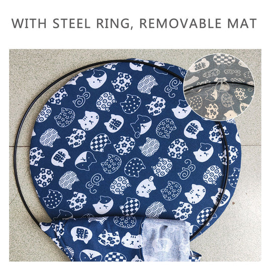 KFX-6845373 Cotton Cat Bed Nest with Hanging Design – Available in Various Cute Patterns and Sizes