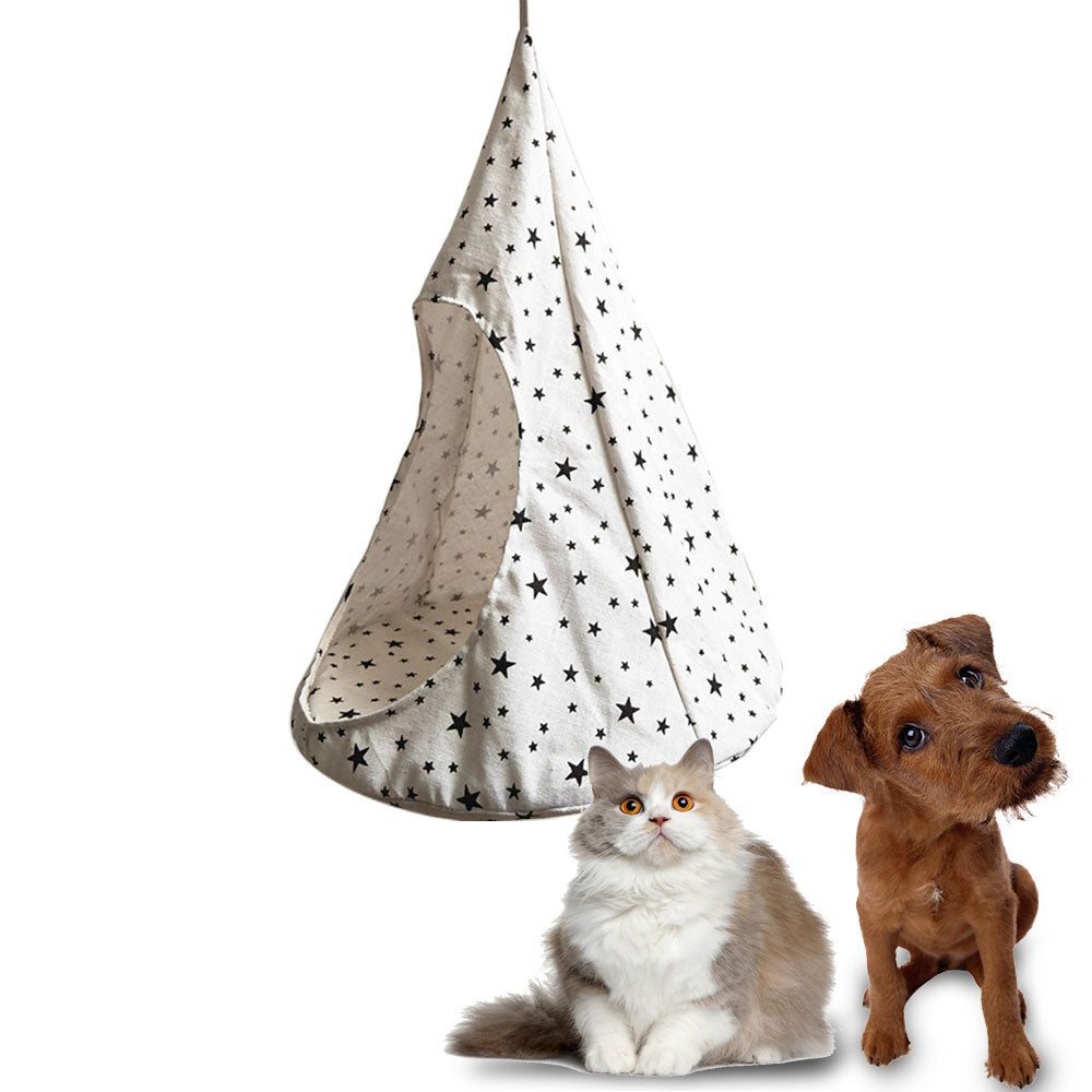 KFX-6845373 Cotton Cat Bed Nest with Hanging Design – Available in Various Cute Patterns and Sizes