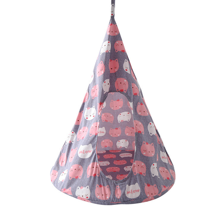 KFX-6845373 Cotton Cat Bed Nest with Hanging Design – Available in Various Cute Patterns and Sizes