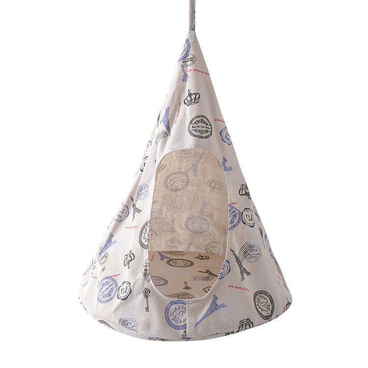 KFX-6845373 Cotton Cat Bed Nest with Hanging Design – Available in Various Cute Patterns and Sizes