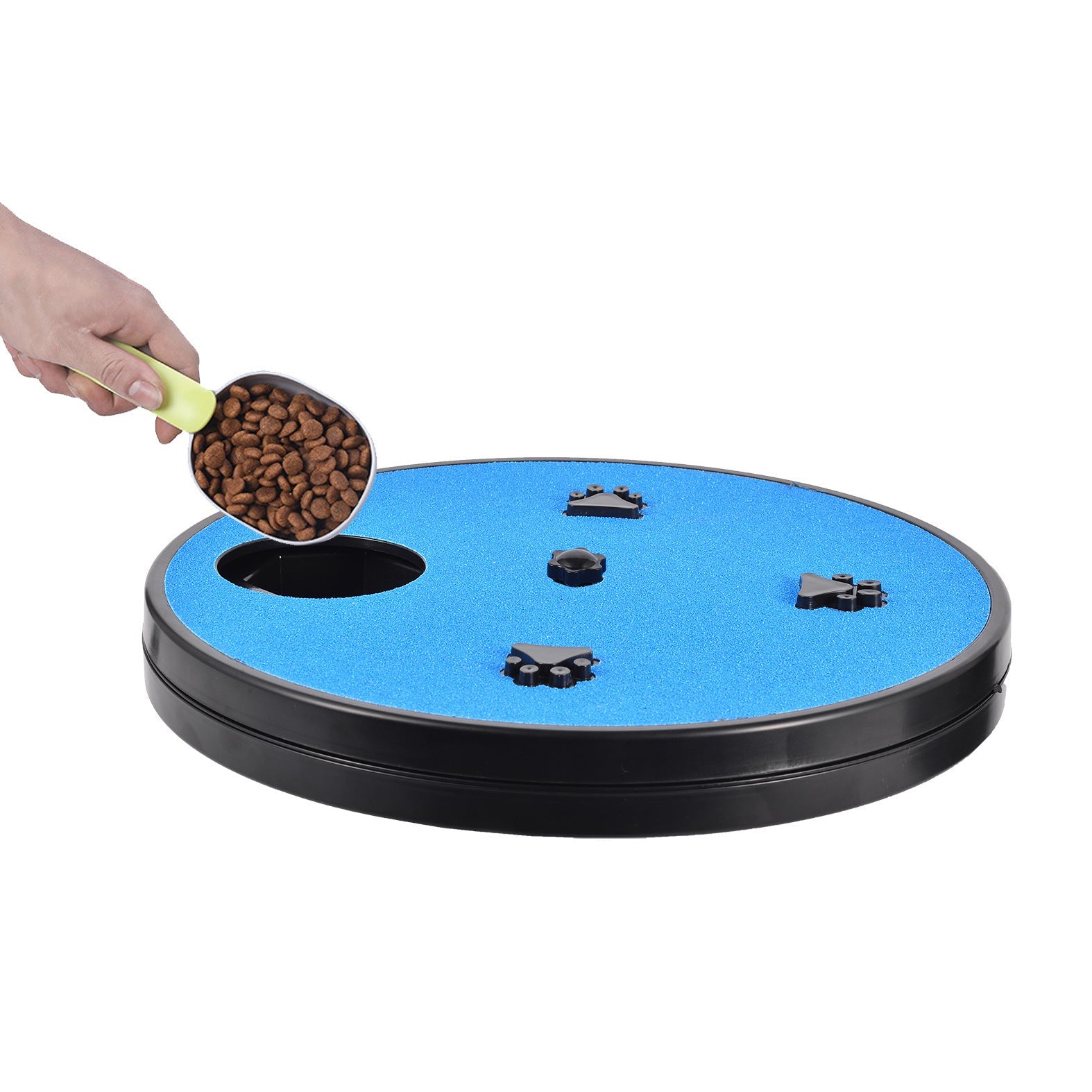 KFX-6851005 Rotatable Dog Nail File Board with Slow Feeder and Suction Cup for Nail Grinding and Treat Dispensing