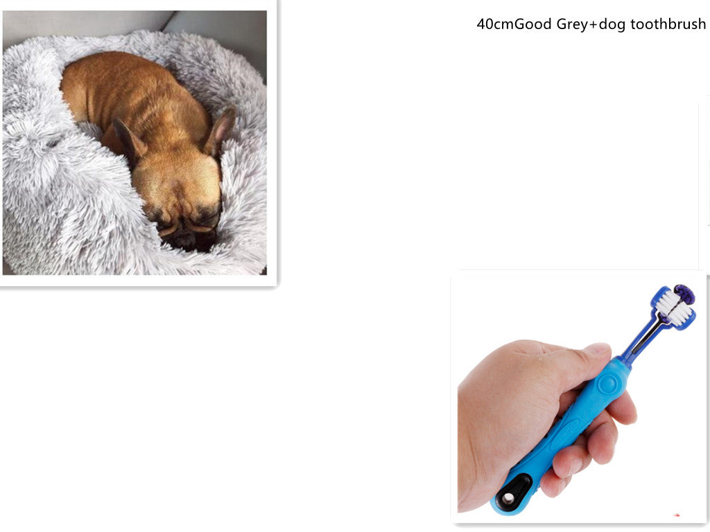 KFX-6851389 Pet Dental Care Plush Toothbrush for Dogs and Cats - Cleaning Supplies for Bad Breath and Tartar Removal