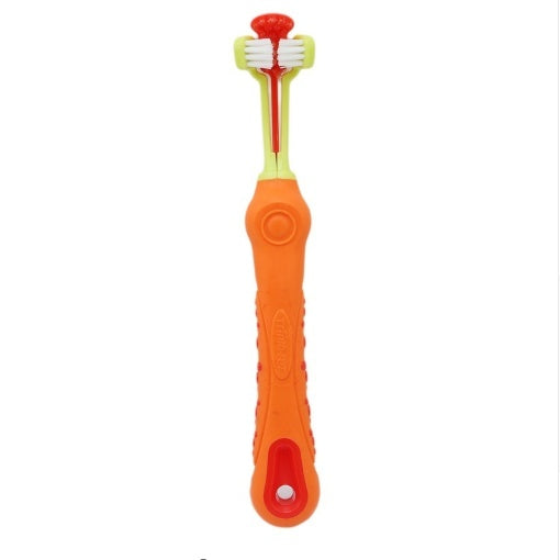 KFX-6851389 Pet Dental Care Plush Toothbrush for Dogs and Cats - Cleaning Supplies for Bad Breath and Tartar Removal