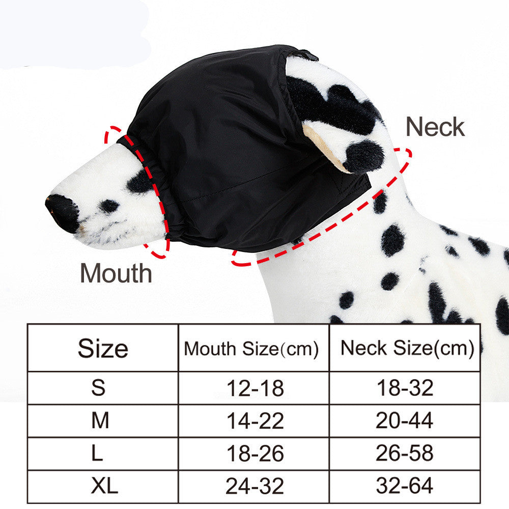 KFX-6858941 Dog Stabilizer Eye Mask for Calmness During Grooming and Travel