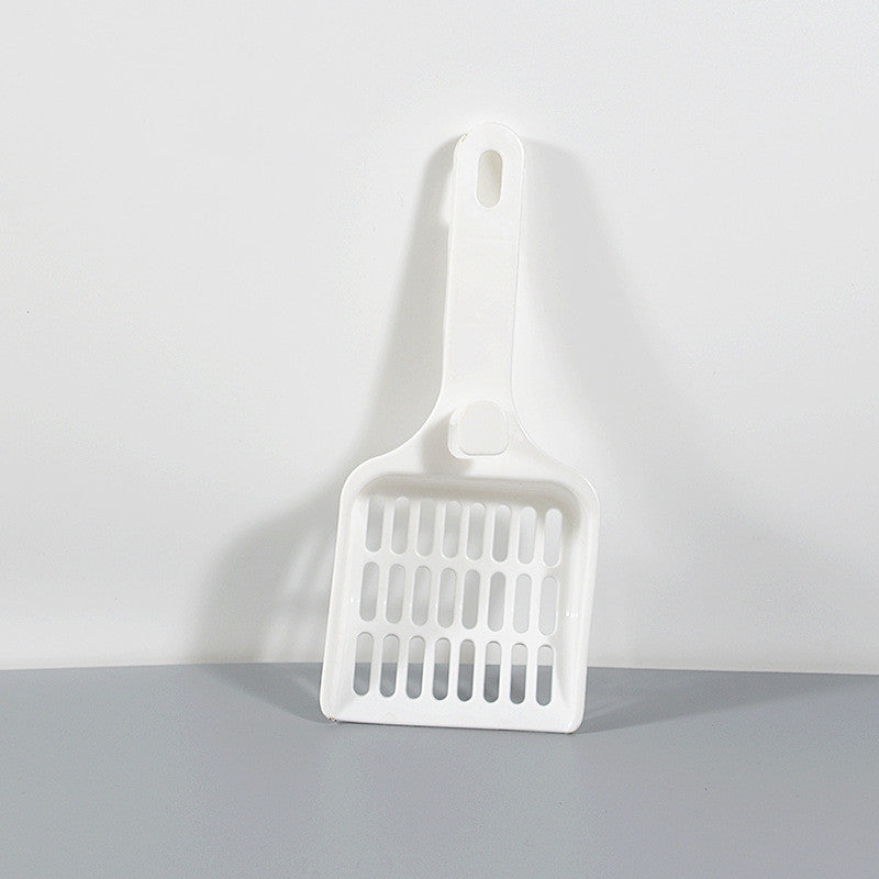 KFX-6860861 Cat Litter Scoop, Durable ABS Plastic, 22.5x9.6x2.4CM, Available in White, Pink, Green, and Blue