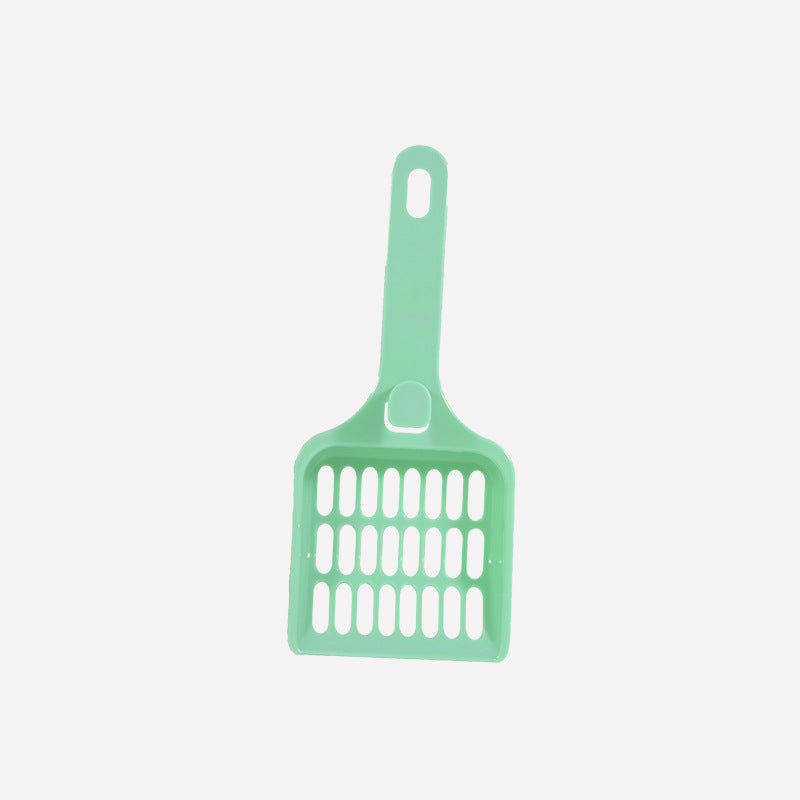 KFX-6860861 Cat Litter Scoop, Durable ABS Plastic, 22.5x9.6x2.4CM, Available in White, Pink, Green, and Blue