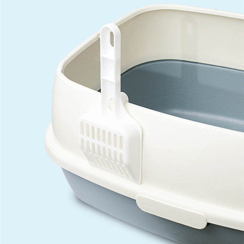 KFX-6860861 Cat Litter Scoop, Durable ABS Plastic, 22.5x9.6x2.4CM, Available in White, Pink, Green, and Blue
