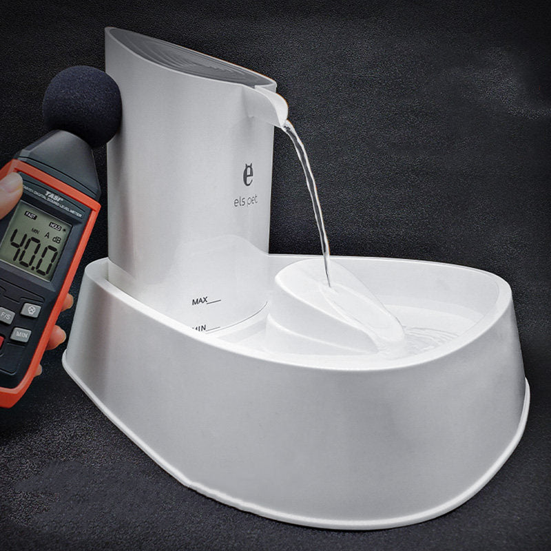 KFX-6865213 1.5L Automatic Pet Water Fountain with Adjustable Flow and LED Light