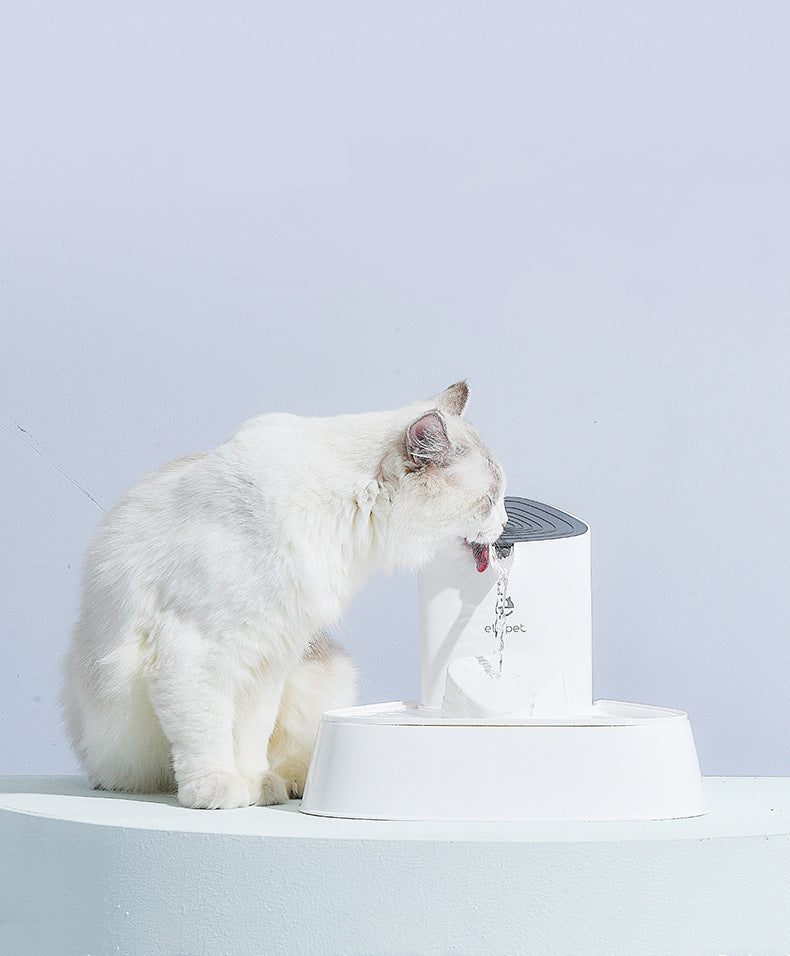 KFX-6865213 1.5L Automatic Pet Water Fountain with Adjustable Flow and LED Light