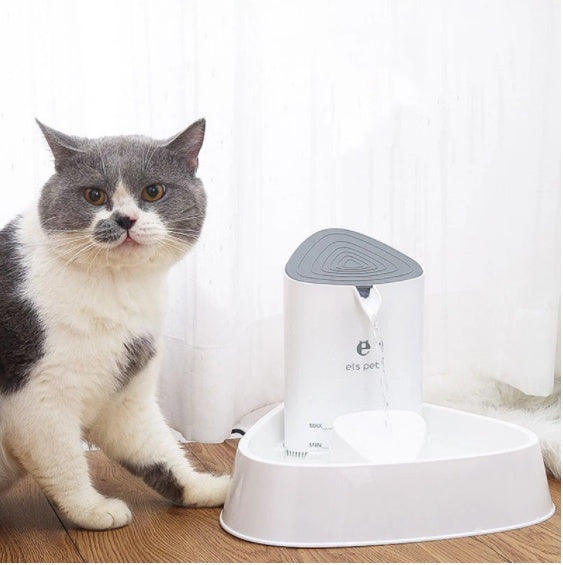 KFX-6865213 1.5L Automatic Pet Water Fountain with Adjustable Flow and LED Light