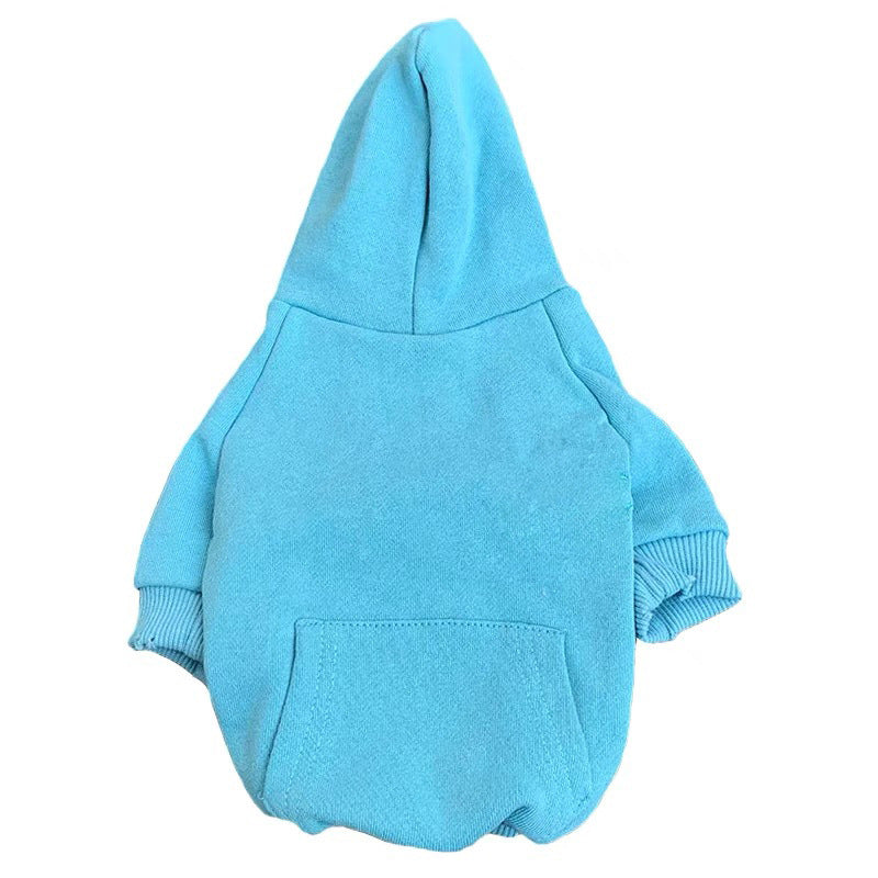 KFX-6865597 Trendy Fleece Hooded Sweater for Small Dogs in Various Sizes
