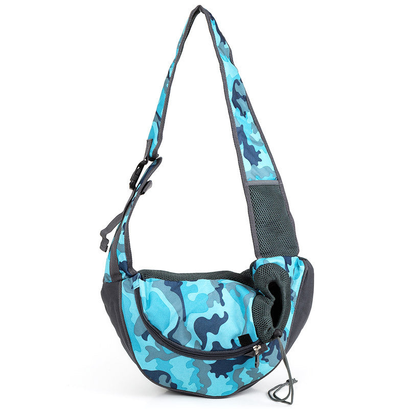 KFX-6867261 Breathable Mesh Crossbody Shoulder Bag for Pets Up to 12 kg