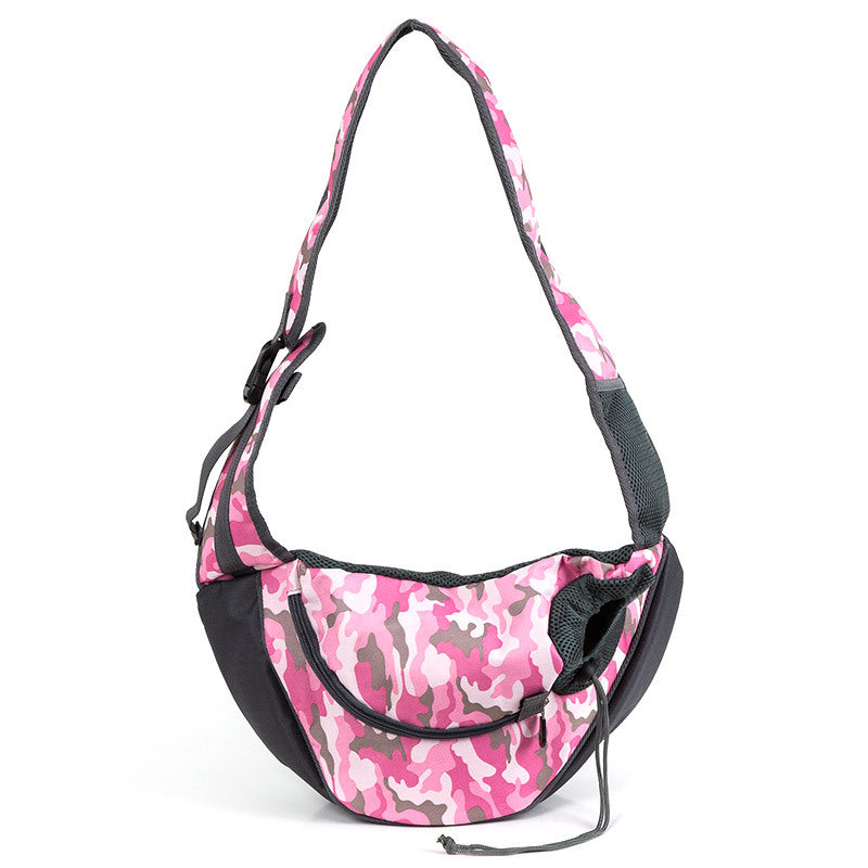 KFX-6867261 Breathable Mesh Crossbody Shoulder Bag for Pets Up to 12 kg