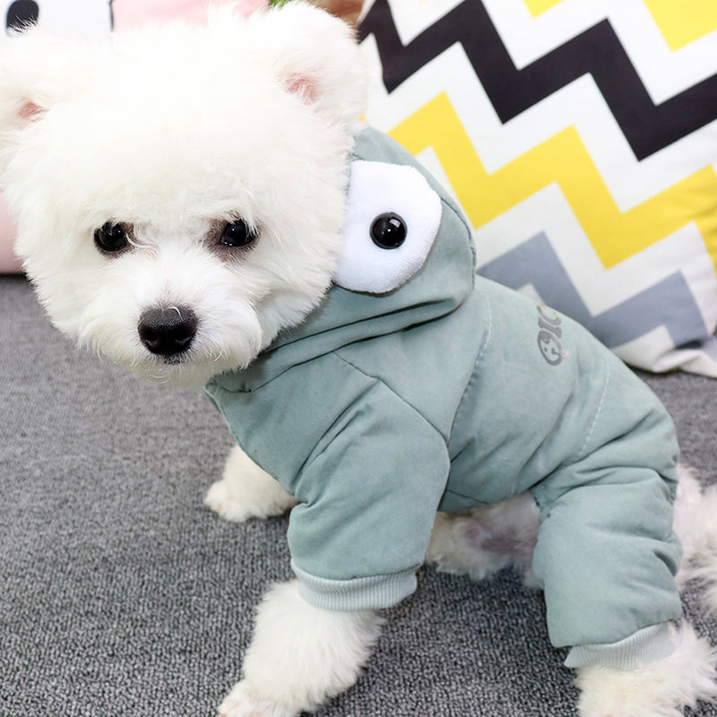 KFX-6869181 Cozy Blue Polyester Pet Clothing for Small Dogs and Cats