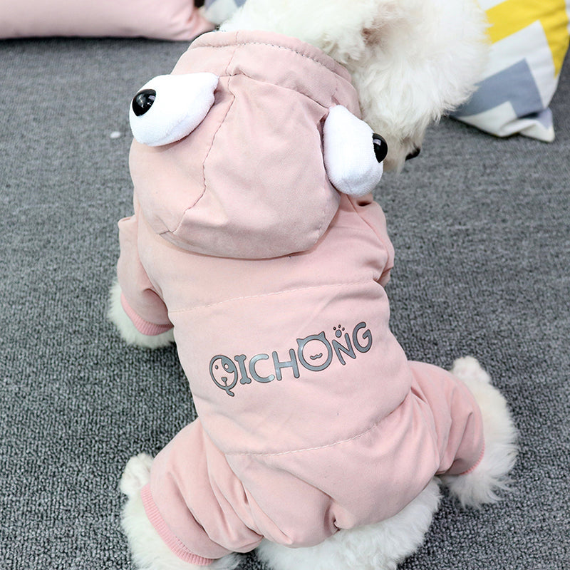 KFX-6869181 Cozy Blue Polyester Pet Clothing for Small Dogs and Cats