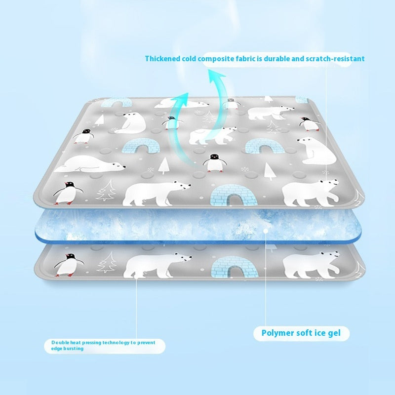 KFX-6872637 Cooling Gel Pet Mat in Various Sizes and Designs for Dogs