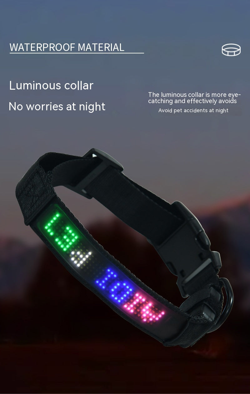 KFX-6872765 Smart LED Dog Harness with Mobile App Control and Customizable Tracking in Multiple Sizes