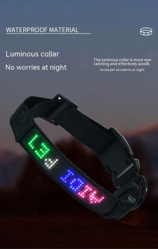 KFX-6872765 Smart LED Dog Harness with Mobile App Control and Customizable Tracking in Multiple Sizes