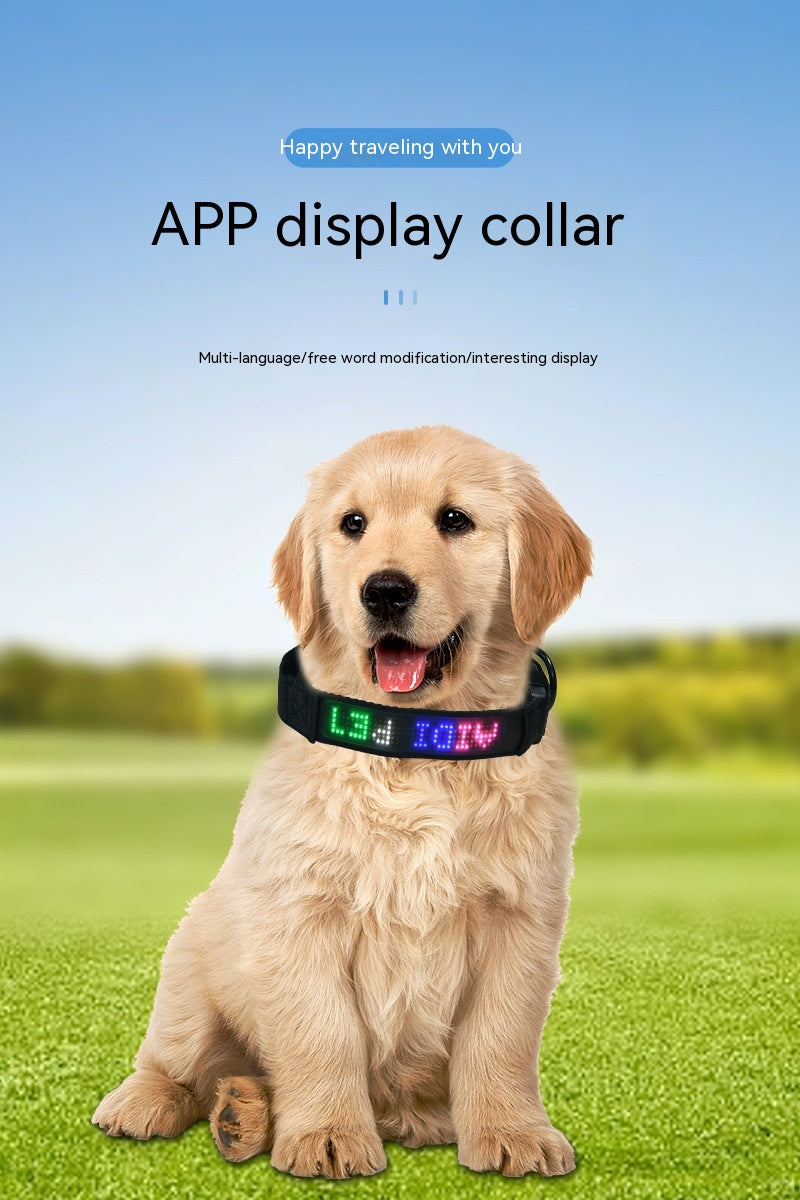 KFX-6872765 Smart LED Dog Harness with Mobile App Control and Customizable Tracking in Multiple Sizes