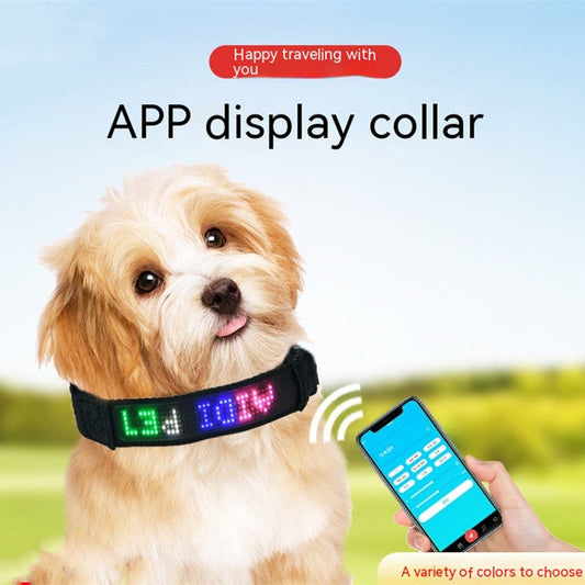 KFX-6872765 Smart LED Dog Harness with Mobile App Control and Customizable Tracking in Multiple Sizes