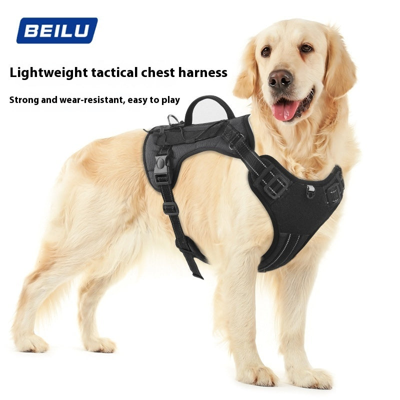 KFX-6873405 Durable Polyester Pet Harness with Anti-Breaking Hand-Hold Rope