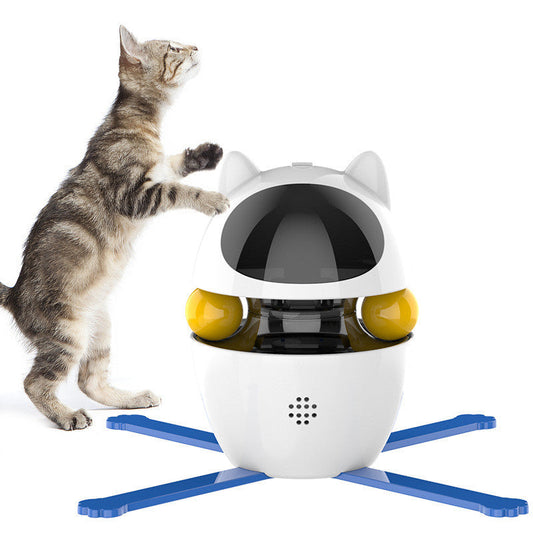 KFX-6874557 Automatic Smart Cat Toy with Spill Ball and Telescopic Rod Set