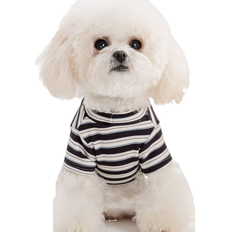 KFX-6875325 Striped Seasonal Pet T-Shirts for Small and Medium Dogs and Cats