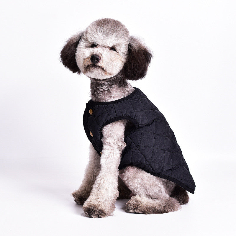 KFX-6877117 Casual Slim Fit Polyester Vest for Dogs in Red, Black, and Green