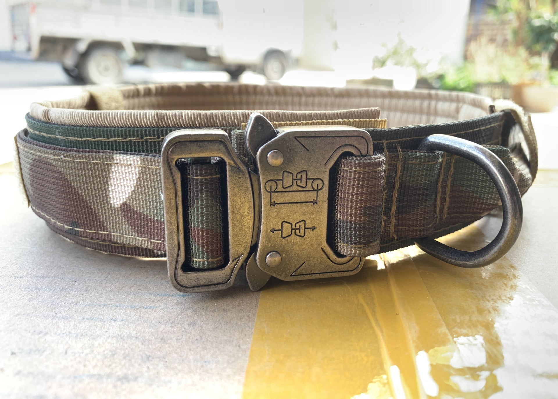 KFX-6878525 Durable Nylon Anti-Wear Dog Traction Collar for Enhanced Control and Comfort