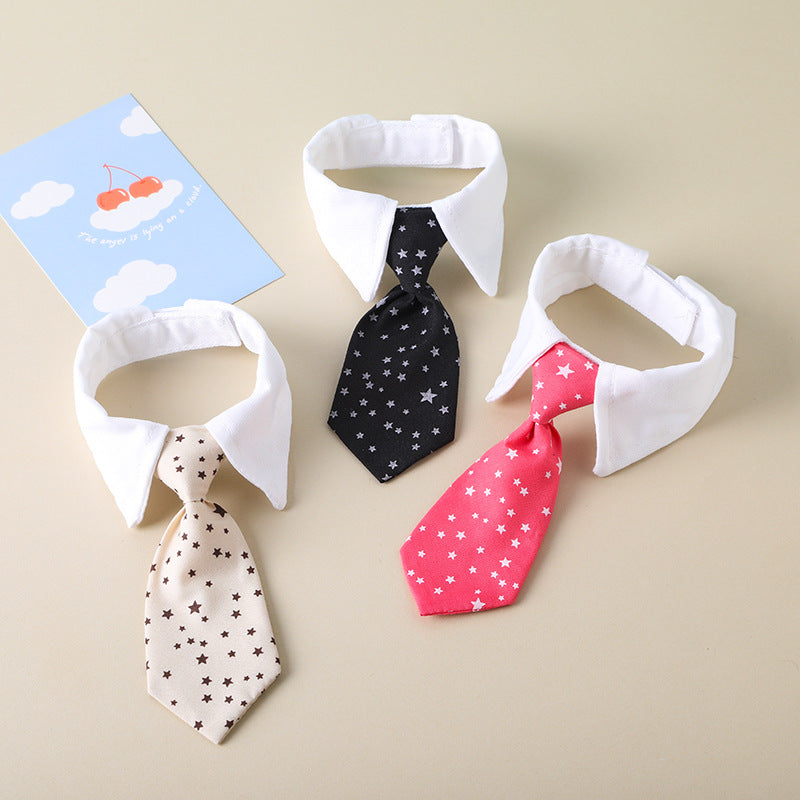 KFX-6878781 Charming Plaid Pet Tie for Stylish Dogs in Various Colors and Sizes