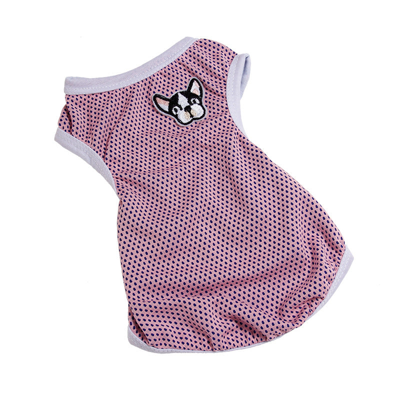 KFX-6878909 Breathable Polyester Pet Vest for Comfortable Wear